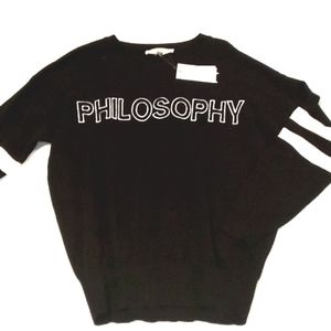 Philosophy Logo Crew Sweater